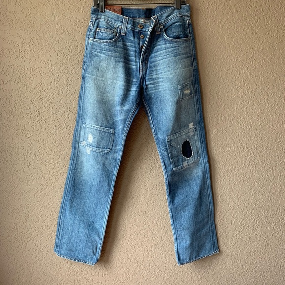 J Brand relax straight mens 31 patched walker jean